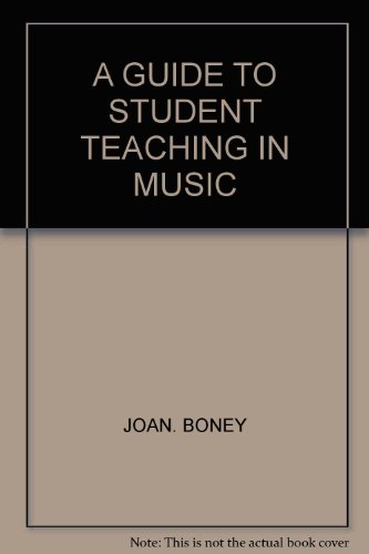Book A Guide To Student Teaching Music free