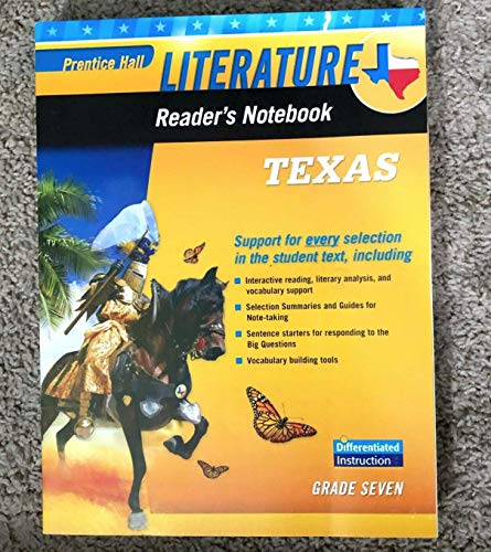 Book Literature Readers Notebook Texas Prentice Hall Grade 7 free