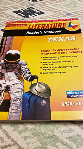 Book Literature Readers Notebook English Learners Version Texas Prentice Hall Grade 8 free