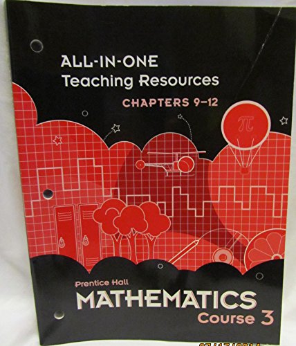 Book Prentice Hall Mathematics Course 3 All-in-One Teaching Resources Chapters 9-12 free