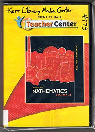 Book Teacher Center, Prentice Hall Mathematics, Course 3, Teacher's Edition free