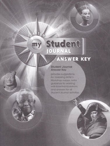 Book Pearson My World History, Student Journal, Answer Key free