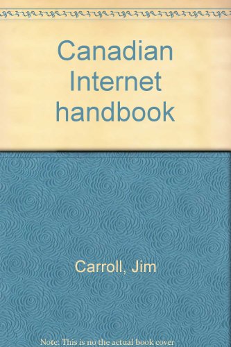 Book Canadian Internet Handbook free