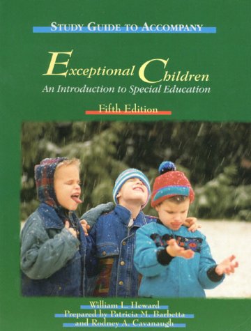 Book Study Guide To Accompany Exceptional Children: An Introduction To Special Education free