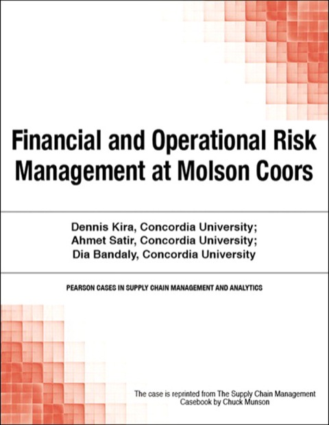 Book Financial and Operational Risk Management at Molson Coors free