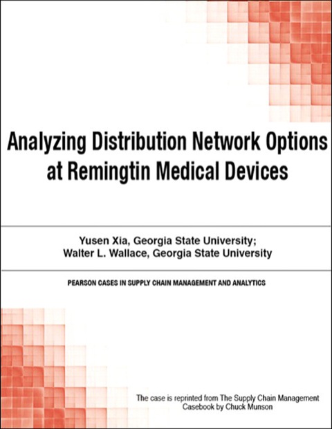 Book Analyzing Distribution Network Options at Remingtin Medical Devices free