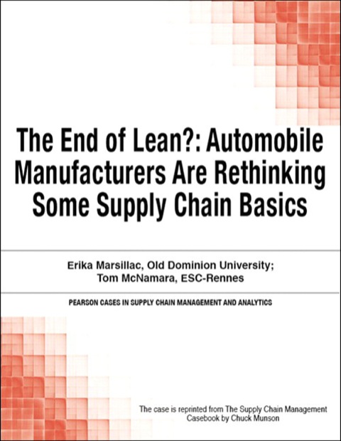 Book The End of Lean? free