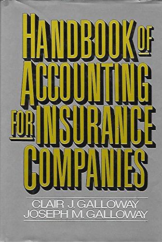 Book Handbook of Accounting for Insurance Companies free
