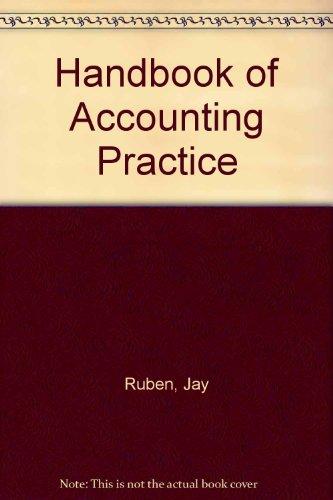 Book Handbook Of Accounting Practice free