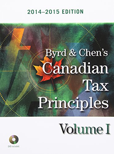 Book Byrd & Chen's Canadian Tax Principles, 2014 - 2015 Edition. free