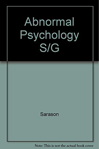 Book Study Guide - Abnormal Psychology: The Problem of Maladaptive Behavior free
