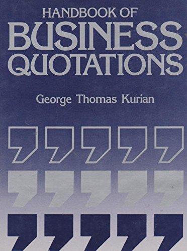 Book Handbook of Business Quotations free Book Handbook of Business Quotations free