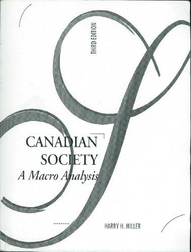 Book Canadian Society: A Macro Analysis free
