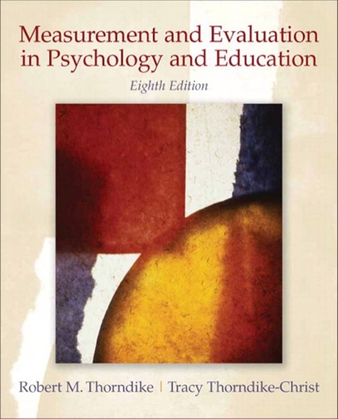 Book Measurement and Evaluation in Psychology and Education free