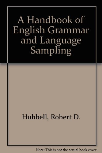 Book A Handbook of English Grammar and Language Sampling free
