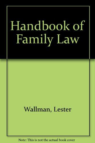 Book Handbook Of Family Law free