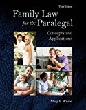 Book Family Law for the Paralegal: Concepts and Applications free