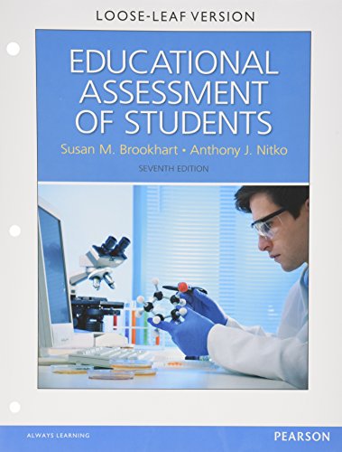 Book Educational Assessment of Students, Pearson eText -- Access Card free