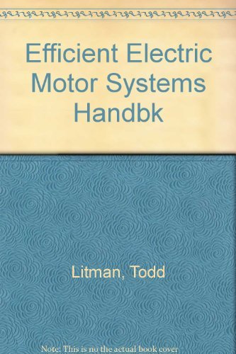 Book Efficient Electric Motor Systems Handbook free