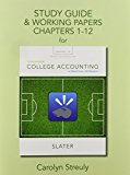 Book Study Guide & Working Papers for College Accounting: A Practical Approach, Chapters 1-12 free