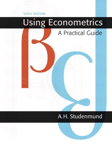 Book Using Econometrics: A Practical Guide (2-downloads) (Addison-Wesley Series in Economics) free