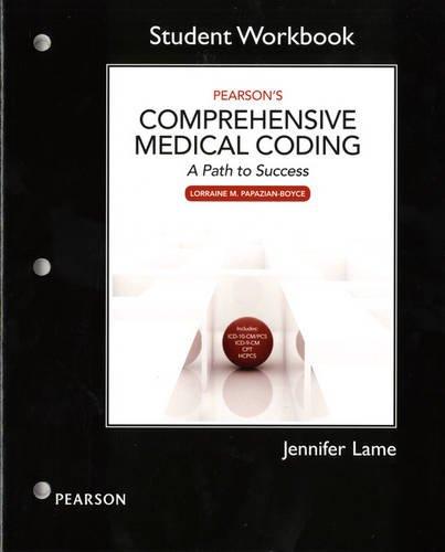 Book Workbook for Pearson's Comprehensive Medical Coding free