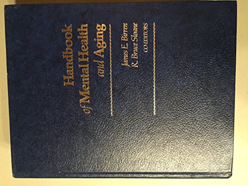 Book Handbook of mental health and aging free