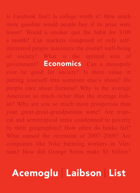 Book Studyguide for Economics by Acemoglu, Daron, ISBN 9780133807523 free