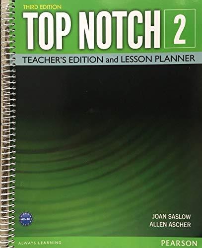 Book Top Notch 2, Teacher's Edition and Lesson Planner free