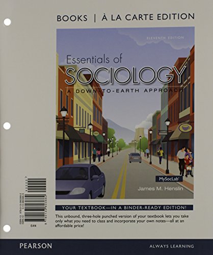 Book Essentials of Sociology, Books a la Carte Plus NEW MySocLab with Pearson eText -- Access Card Package (11th Edition) free