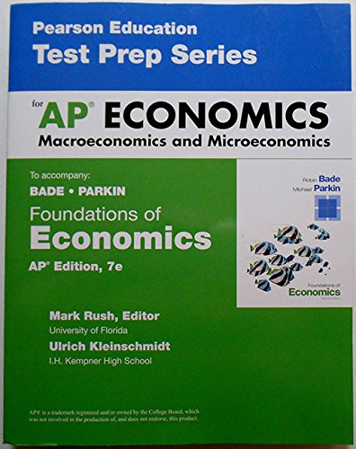 Book FOUNDATIONS OF ECONOMICS-TEST PREP.WKBK free