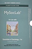 Book NEW MySocLab without Pearson eText -- Student Access Card -- for Essentials of Sociology (11th Edition) free