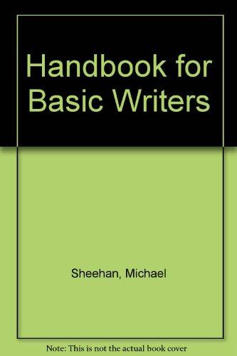 Book Handbook for Basic Writers free