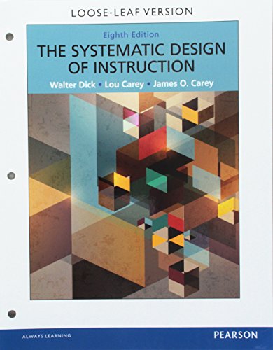 Book Systematic Design of Instruction, The, Pearson eText -- Access Card free
