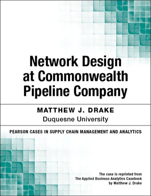 Book Network Design at Commonwealth Pipeline Company free