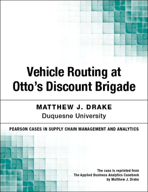 Book Vehicle Routing at Otto's Discount Brigade free