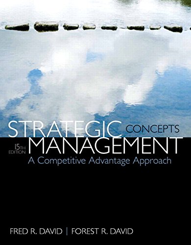 Book Strategic Management: A Competitive Advantage Approach, Concepts Plus NEW MyManagementLab with Pearson eText -- Access Card Package (15th Edition) free