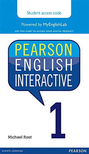 Book Pearson English Interactive 1 (Access Code Card) free