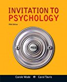Book Invitation To Psychology Dsm5 Update, Books A La Carte Mypsych Pearson -- (5th Edition) Wade, Carole And Tavris, Carol free