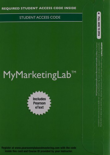 Book MyMarketingLab with Pearson eText -- Component Access Card (1 Semester Access) free