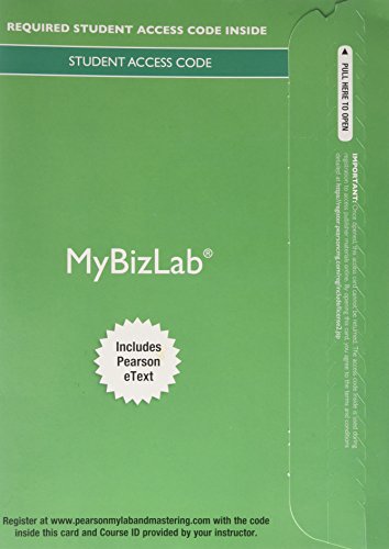Book MyBizLab with Pearson eText -- Component Access Card (1 Semester Access) free