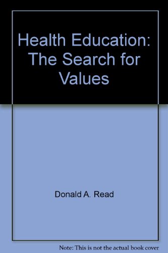 Book Health education: The search for values free