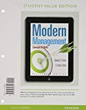 Book Modern Management: Concepts and Skills, Student Value Edition free