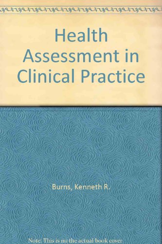 Book Health Assessment in Clinical Practice free
