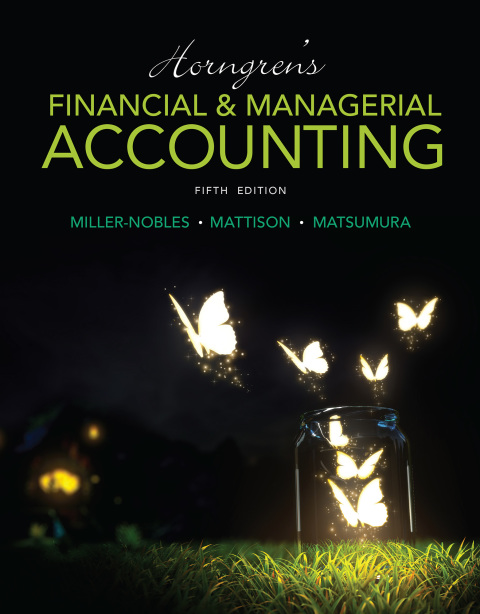 Book Horngren's Financial & Managerial Accounting, The Financial Chapters free
