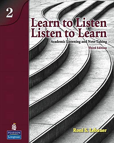 Book Learn to Listen, Listen to Learn 2 Student Book with Streaming Video Access Code Card (3rd Edition) free