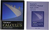 Book Thomas' Calculus: Early Transcendentals; MyLab Math -- Valuepack Access Card; Student Solutions Manual, Single Variable, for Thomas' Calculus: Early Transcendentals (13th Edition) free