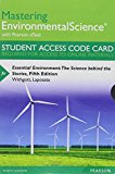 Book Mastering Environmental Science with Pearson eText -- Standalone Access Card -- for Essential Environment: The Science Behind the Stories free