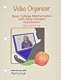 Book Video Organizer for Basic College Math with Early Integers free
