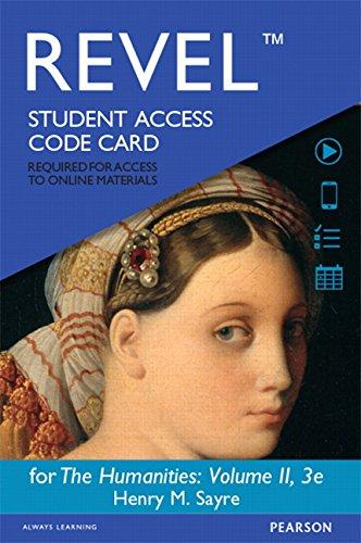 Book Revel for The Humanities: Culture, Continuity, and Change, Volume 2 -- Access Card (3rd Edition) free